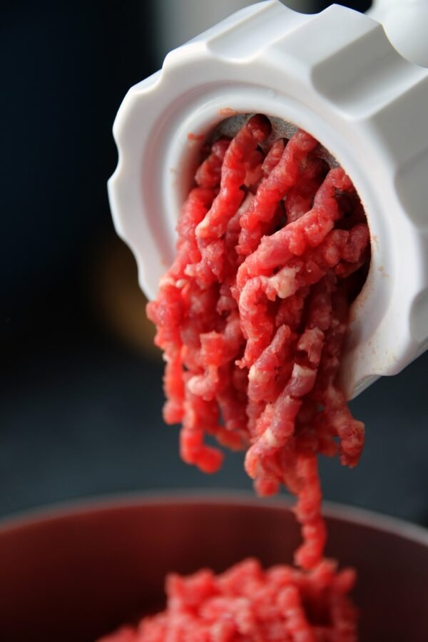 meat grinder, minced meat, ground beef